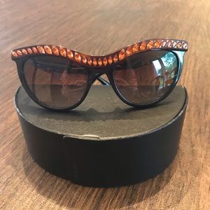 Prada Gem Cateye Sunglasses